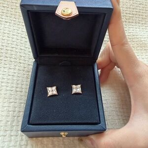 Louis Vuitton Gold and Silver Star Earrings